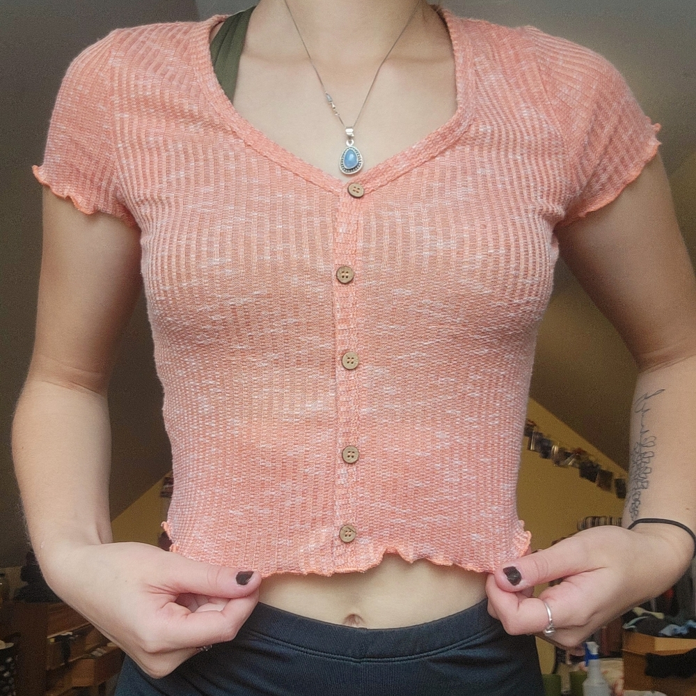 Pink Crop Top
